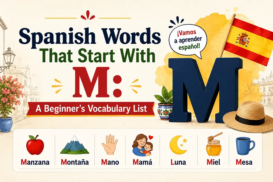 spanish words that start with m